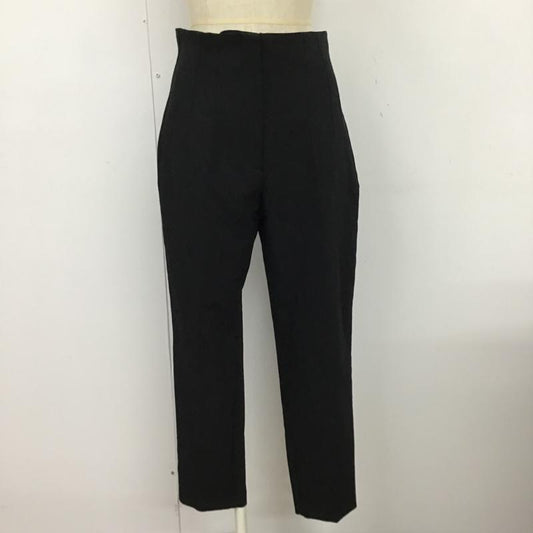 ザラ ZARA ボトムス ボトムス 1608 832 800 ハイウエストパンツ S 無地 黒 / ブラック /  レディース USED 古着 中古 10096395