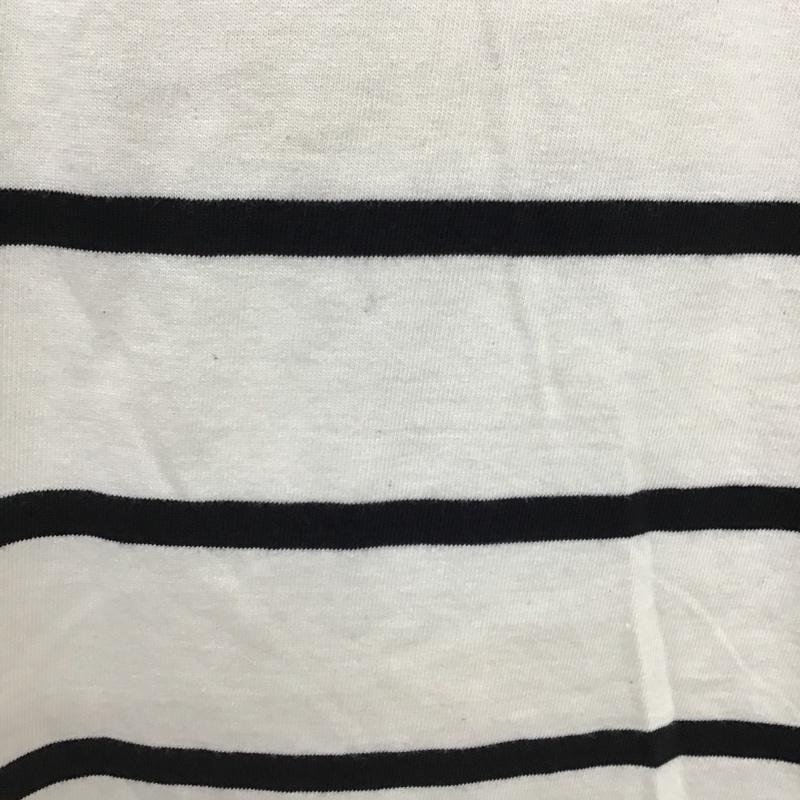 ワイルドウィング WILDWING Tシャツ 半袖 AL020265FM XL ボーダー柄 白 / ホワイト / X 黒 / ブラック /  メンズ USED 古着 中古 10096404