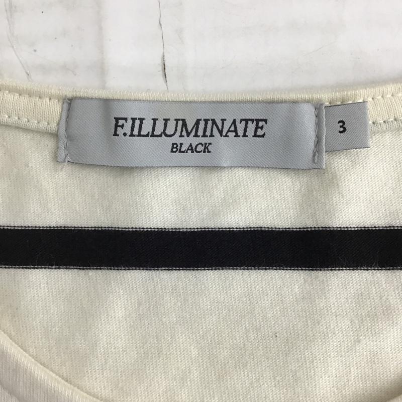 ワイルドウィング WILDWING Tシャツ 半袖 AL020265FM XL ボーダー柄 白 / ホワイト / X 黒 / ブラック /  メンズ USED 古着 中古 10096404