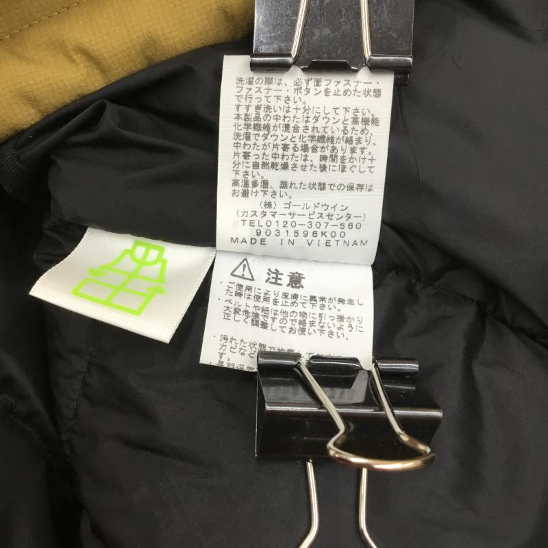 ザノースフェイス THE NORTH FACE ジャケット、上着 ダウンジャケット ND91950 Baltro Light Jacket ブリティッシュカーキ L ロゴ、文字 X 刺繍 黒 / ブラック / X 茶 / ブラウン /  メンズ USED 古着 中古 10096447