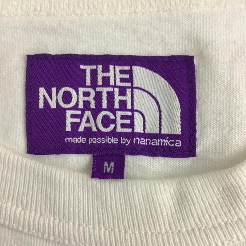 ザ ノースフェイス パープルレーベル THE NORTH FACE PURPLE LABEL Tシャツ 半袖 NT3103N 7ozH/SPocketTee 半袖カットソー ポケットTシャツ M ロゴ、文字 白 / ホワイト /  メンズ USED 古着 中古 10096449