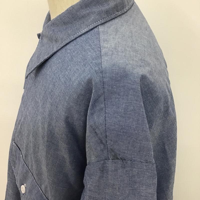 ディッキーズ Dickies シャツ、ブラウス 半袖 半袖シャツ カラーシャツ ポケットシャツ カジュアルシャツ XXL 無地 青 / ブルー /  メンズ USED 古着 中古 10096481