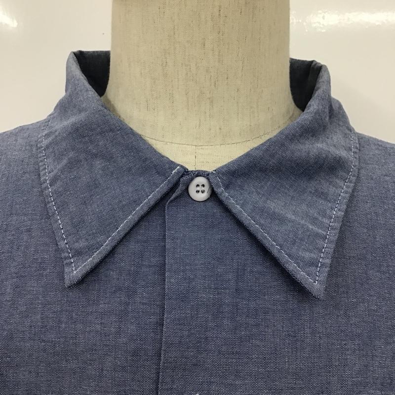 ディッキーズ Dickies シャツ、ブラウス 半袖 半袖シャツ カラーシャツ ポケットシャツ カジュアルシャツ XXL 無地 青 / ブルー /  メンズ USED 古着 中古 10096481