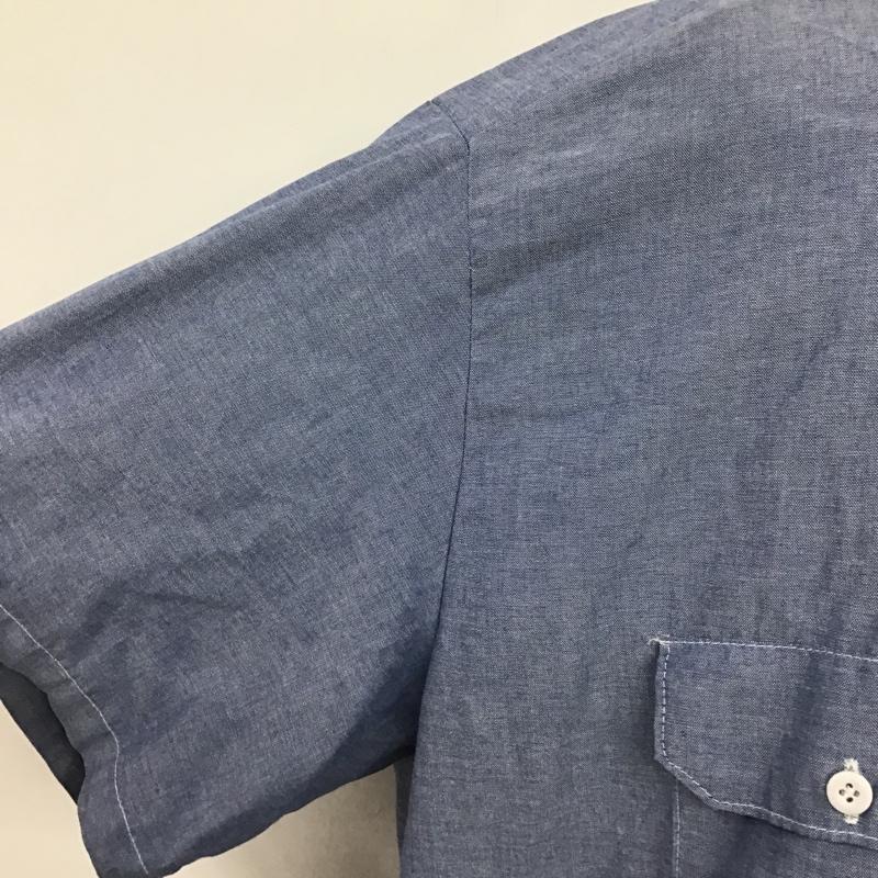 ディッキーズ Dickies シャツ、ブラウス 半袖 半袖シャツ カラーシャツ ポケットシャツ カジュアルシャツ XXL 無地 青 / ブルー /  メンズ USED 古着 中古 10096481