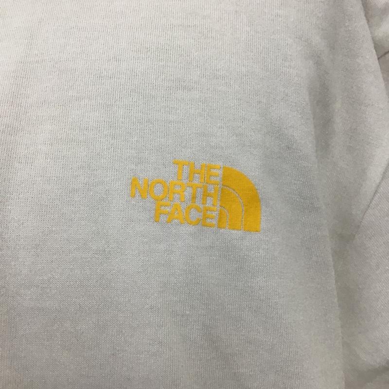 ザノースフェイス THE NORTH FACE Tシャツ 半袖 NT32349 半袖Tシャツ 半袖カットソー プリントTシャツ L ロゴ、文字 白 / ホワイト /  メンズ USED 古着 中古 10096493