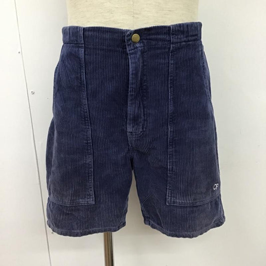 オーピー OP Ocean Pacific パンツ ショートパンツ ETS-0486 コーデュロイショートパンツ EDWIN コラボ ハーフパンツ M 無地 青 / ブルー /  メンズ USED 古着 中古 10096507
