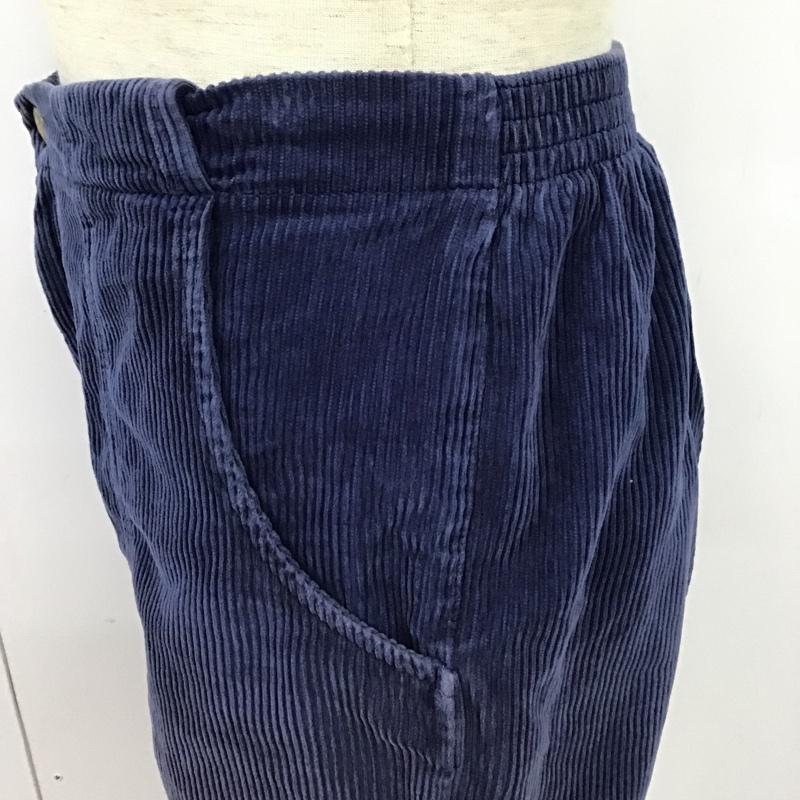 オーピー OP Ocean Pacific パンツ ショートパンツ ETS-0486 コーデュロイショートパンツ EDWIN コラボ ハーフパンツ M 無地 青 / ブルー /  メンズ USED 古着 中古 10096507