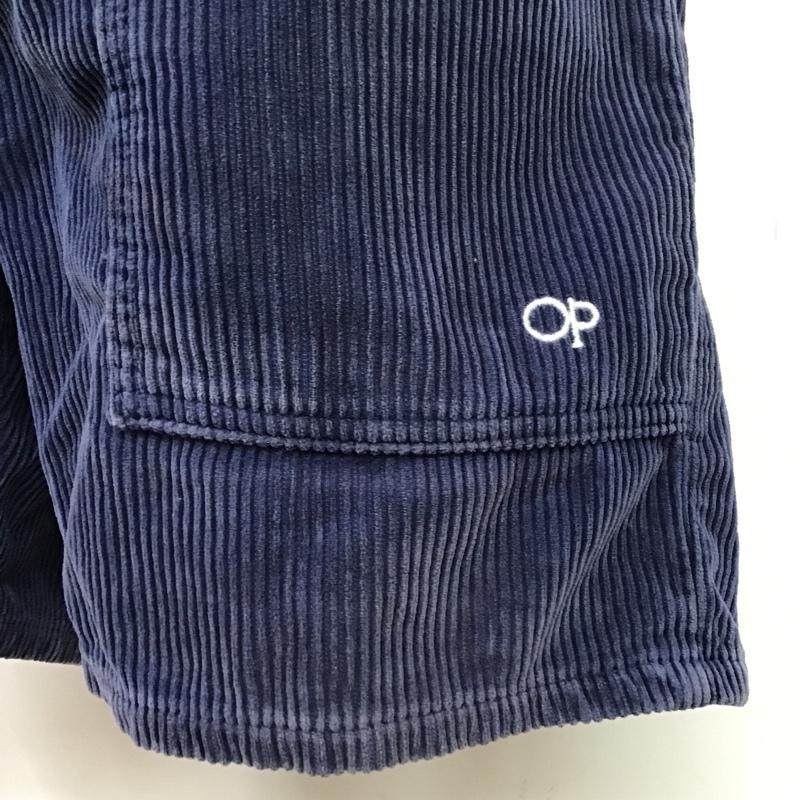 オーピー OP Ocean Pacific パンツ ショートパンツ ETS-0486 コーデュロイショートパンツ EDWIN コラボ ハーフパンツ M 無地 青 / ブルー /  メンズ USED 古着 中古 10096507