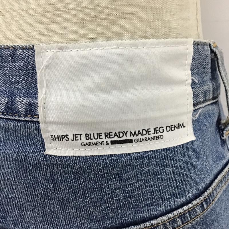 シップス SHIPS パンツ デニム、ジーンズ 123-15-0188 カイハラJEGデニムスキニーパンツ スリムパンツ カジュアルパンツ S 無地 インディゴ / インディゴ /  メンズ USED 古着 中古 10096510