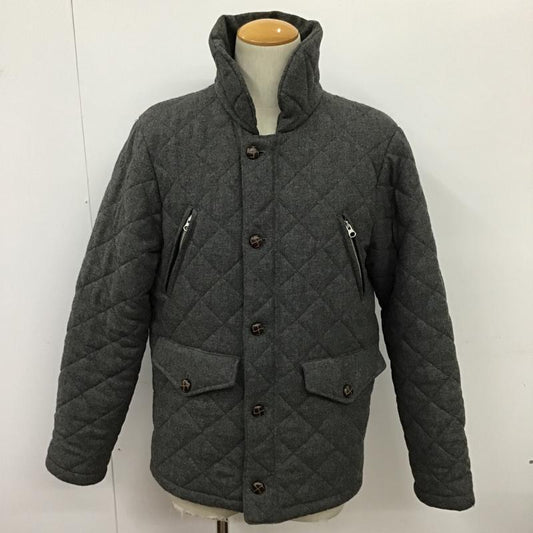 アーバンリサーチ URBAN RESEARCH ジャケット、上着 ジャンパー、ブルゾン キルティングジャケット カラージャケット ボタン前開ジャケット アウター 40 無地 灰 / グレー /  メンズ USED 古着 中古 10096583