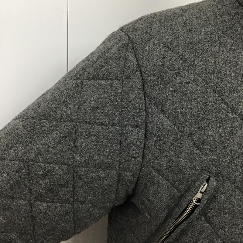 アーバンリサーチ URBAN RESEARCH ジャケット、上着 ジャンパー、ブルゾン キルティングジャケット カラージャケット ボタン前開ジャケット アウター 40 無地 灰 / グレー /  メンズ USED 古着 中古 10096583