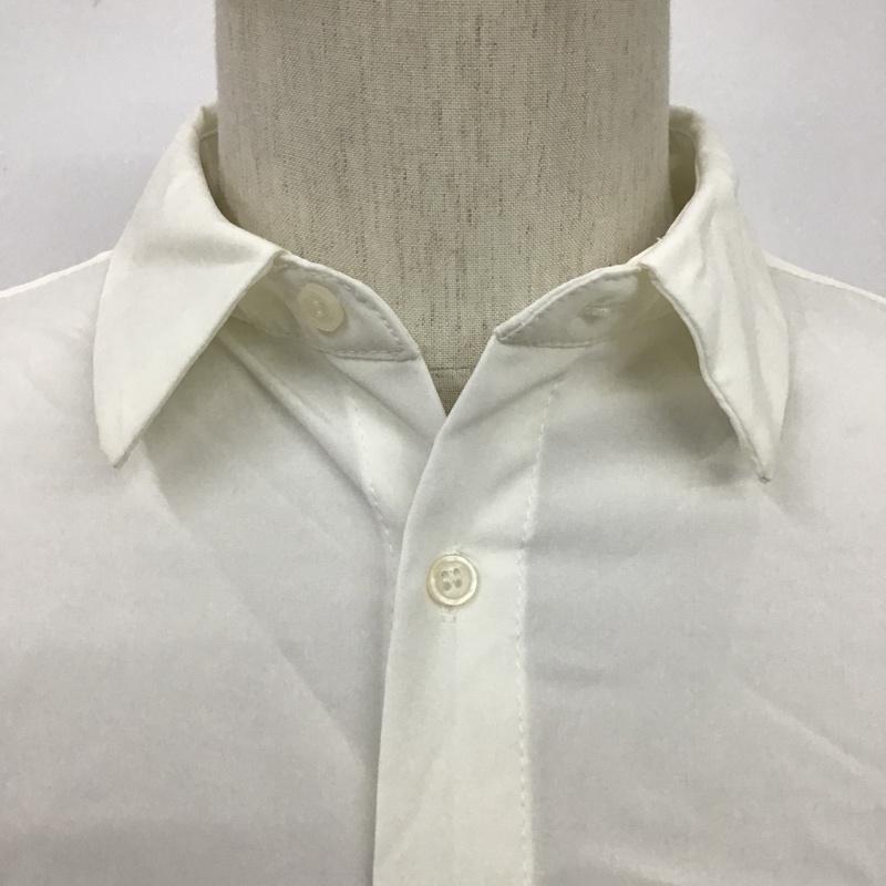 ウィゴー WEGO シャツ、ブラウス 長袖 WS21SP01-M0001 ドロップショルダーカラーシャツ 長袖シャツ カラーシャツ M 無地 白 / ホワイト /  メンズ USED 古着 中古 10096608