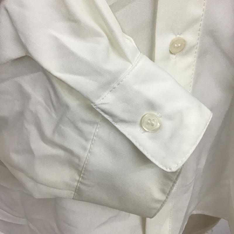 ウィゴー WEGO シャツ、ブラウス 長袖 WS21SP01-M0001 ドロップショルダーカラーシャツ 長袖シャツ カラーシャツ M 無地 白 / ホワイト /  メンズ USED 古着 中古 10096608