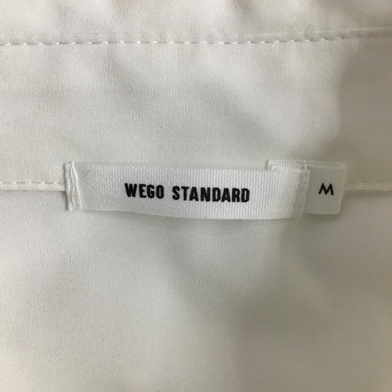 ウィゴー WEGO シャツ、ブラウス 長袖 WS21SP01-M0001 ドロップショルダーカラーシャツ 長袖シャツ カラーシャツ M 無地 白 / ホワイト /  メンズ USED 古着 中古 10096608