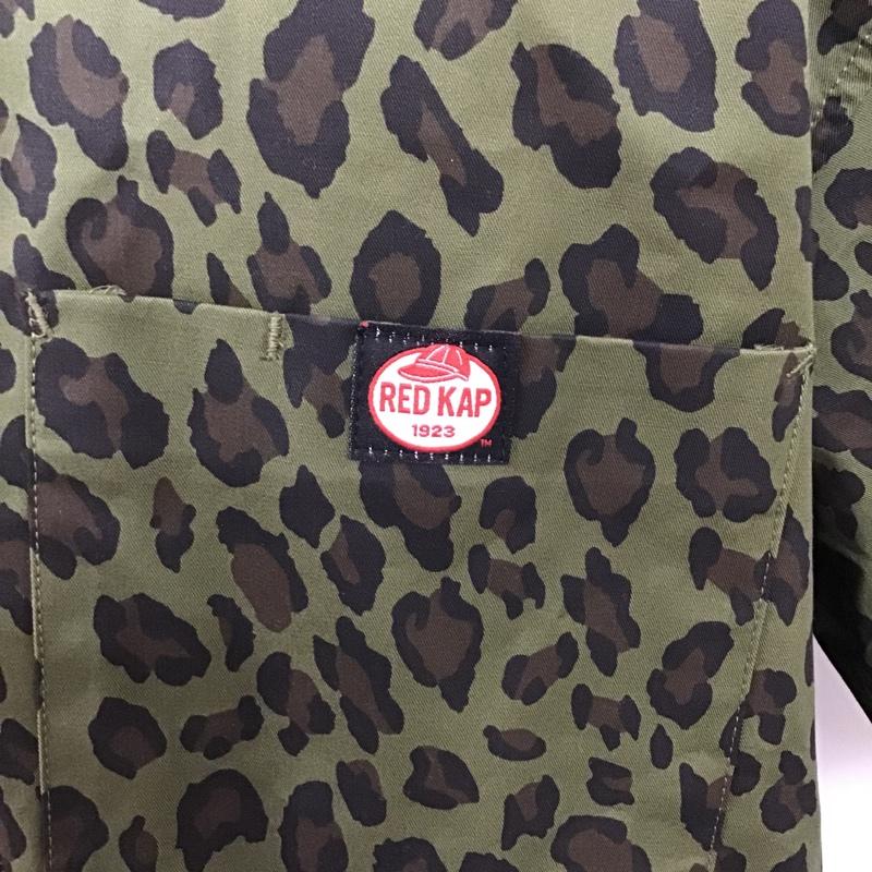 レッドキャップ RED KAP シャツ、ブラウス 半袖 RK5600 ハーフジップ半袖シャツ ハーフジップシャツ 迷彩シャツ ジップアップシャツ M カモフラージュ柄・迷彩 マルチカラー / マルチカラー /  メンズ USED 古着 中古 10096639