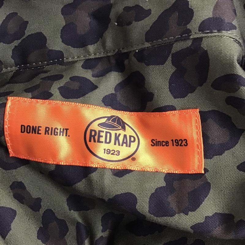 レッドキャップ RED KAP シャツ、ブラウス 半袖 RK5600 ハーフジップ半袖シャツ ハーフジップシャツ 迷彩シャツ ジップアップシャツ M カモフラージュ柄・迷彩 マルチカラー / マルチカラー /  メンズ USED 古着 中古 10096639