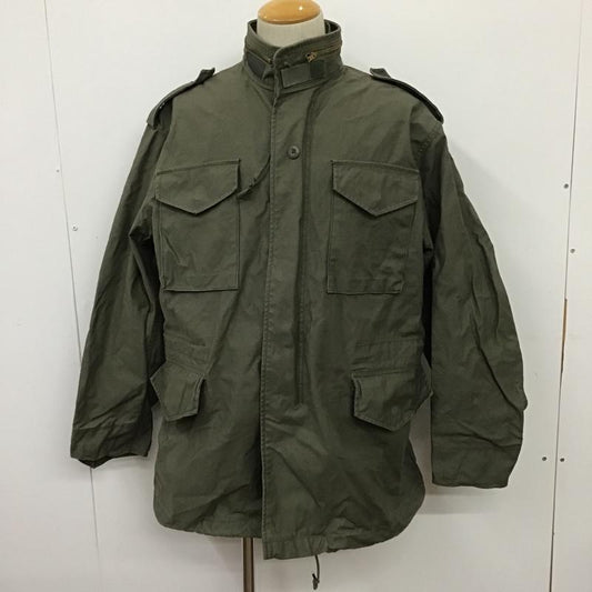 アルファインダストリー Alpha Industries ジャケット、上着 ジャケット、ブレザー 8415-01-099-7839 ミリタリージャケット ジップアップジャケット アウター M 無地 カーキ / カーキ /  メンズ USED 古着 中古 10096653