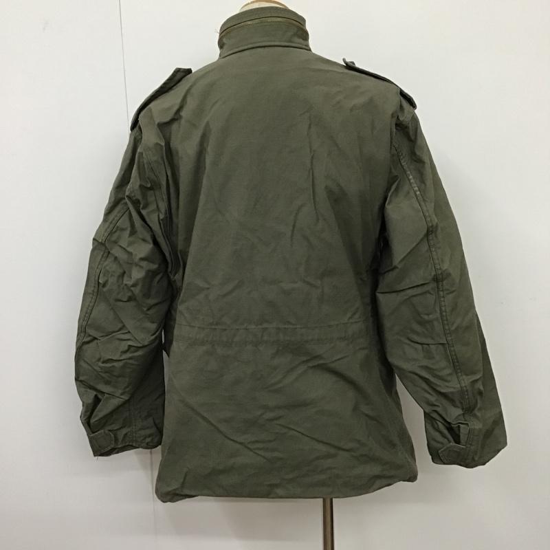 アルファインダストリー Alpha Industries ジャケット、上着 ジャケット、ブレザー 8415-01-099-7839 ミリタリージャケット ジップアップジャケット アウター M 無地 カーキ / カーキ /  メンズ USED 古着 中古 10096653