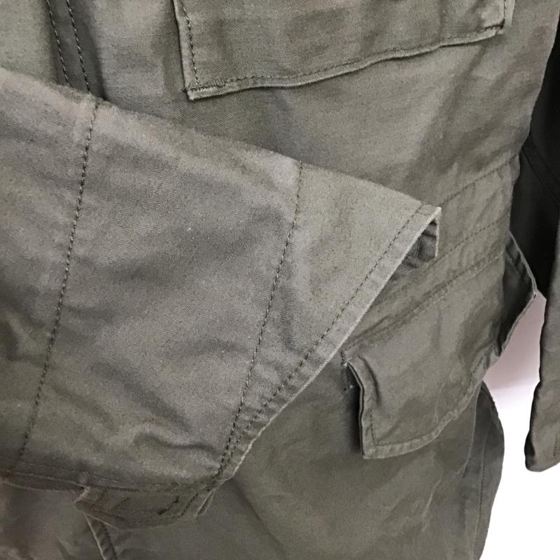 アルファインダストリー Alpha Industries ジャケット、上着 ジャケット、ブレザー 8415-01-099-7839 ミリタリージャケット ジップアップジャケット アウター M 無地 カーキ / カーキ /  メンズ USED 古着 中古 10096653