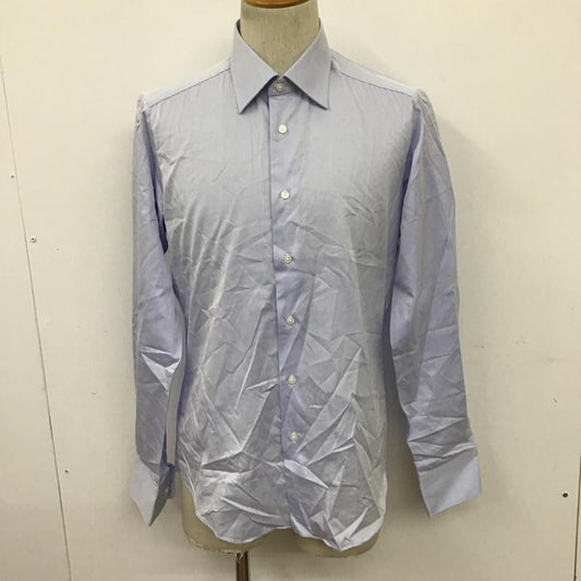 フェニックス PHENIX シャツ、ブラウス 長袖 長袖シャツ カラーシャツ フォーマルシャツ 無地 Yシャツ M 無地 水色 / ライトブルー /  メンズ USED 古着 中古 10096662