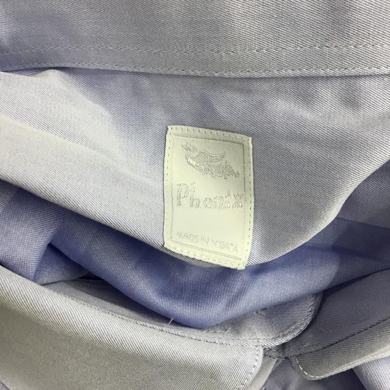 フェニックス PHENIX シャツ、ブラウス 長袖 長袖シャツ カラーシャツ フォーマルシャツ 無地 Yシャツ M 無地 水色 / ライトブルー /  メンズ USED 古着 中古 10096662