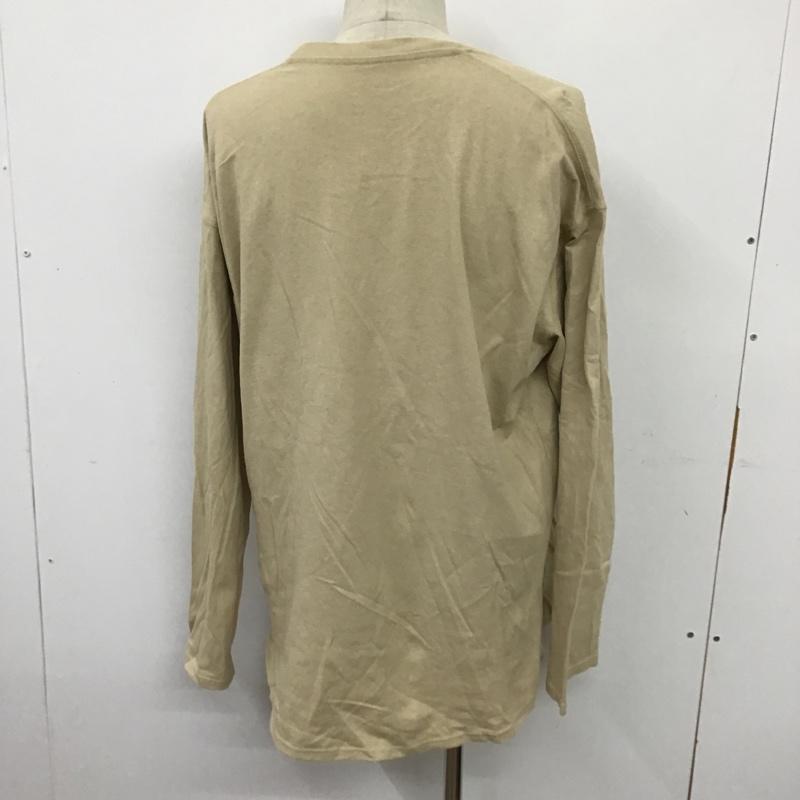 ベイフロー BAYFLOW カットソー 長袖 長袖カットソー クルーネックカットソー ロングスリーブカットソー 4 無地 ベージュ / ベージュ /  メンズ USED 古着 中古 10096682