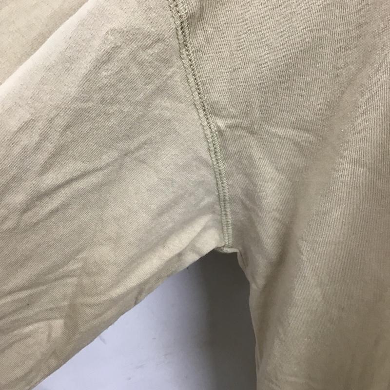 ベイフロー BAYFLOW カットソー 長袖 長袖カットソー クルーネックカットソー ロングスリーブカットソー 4 無地 ベージュ / ベージュ /  メンズ USED 古着 中古 10096682