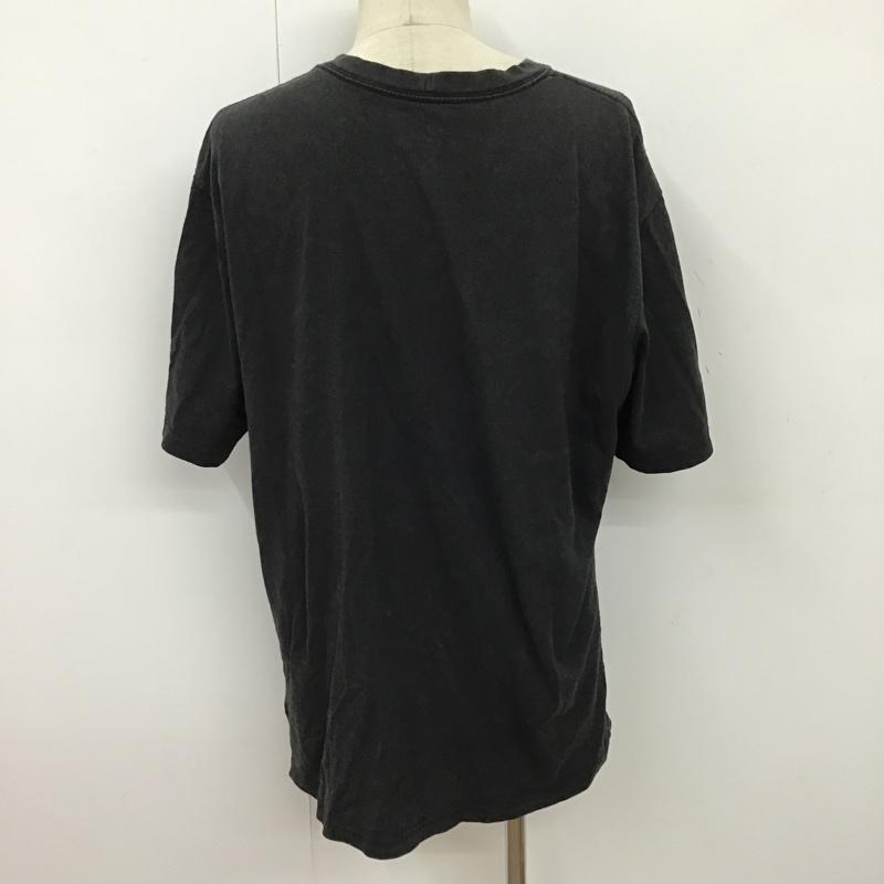 カーハート Carhartt Tシャツ 半袖 K195BLK CARHARTTSIGNATURELOGOS/STEE 半袖カットソー プリントTシャツ L プリント 黒 / ブラック /  メンズ USED 古着 中古 10096685