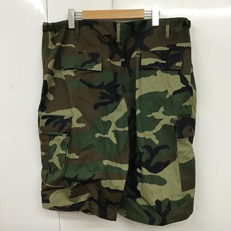 ミリタリー ミリタリー パンツ ショートパンツ 古着 ミリタリーパンツ ハーフパンツ カジュアルパンツ XL カモフラージュ柄・迷彩 マルチカラー / マルチカラー /  メンズ USED 古着 中古 10096691