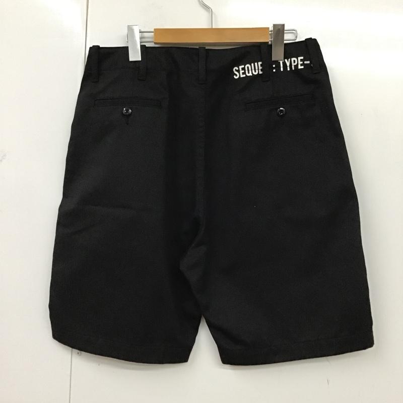 シークエル SEQUEL パンツ ショートパンツ ハーフパンツ ショートパンツ カジュアルパンツ M 無地 黒 / ブラック /  メンズ USED 古着 中古 10096693