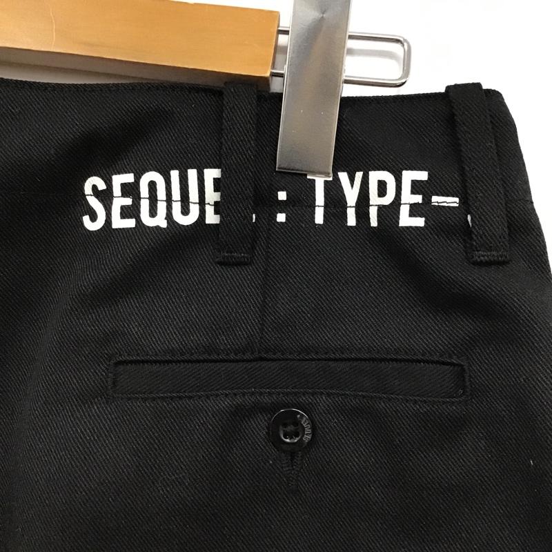 シークエル SEQUEL パンツ ショートパンツ ハーフパンツ ショートパンツ カジュアルパンツ M 無地 黒 / ブラック /  メンズ USED 古着 中古 10096693