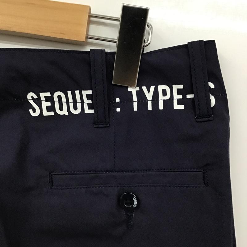 シークエル SEQUEL パンツ ショートパンツ M 無地 紺 / ネイビー /  メンズ USED 古着 中古 10096695