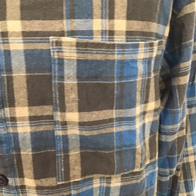 クティール kutir シャツ、ブラウス 長袖 長袖 M チェック マルチカラー / マルチカラー /  メンズ USED 古着 中古 10096706