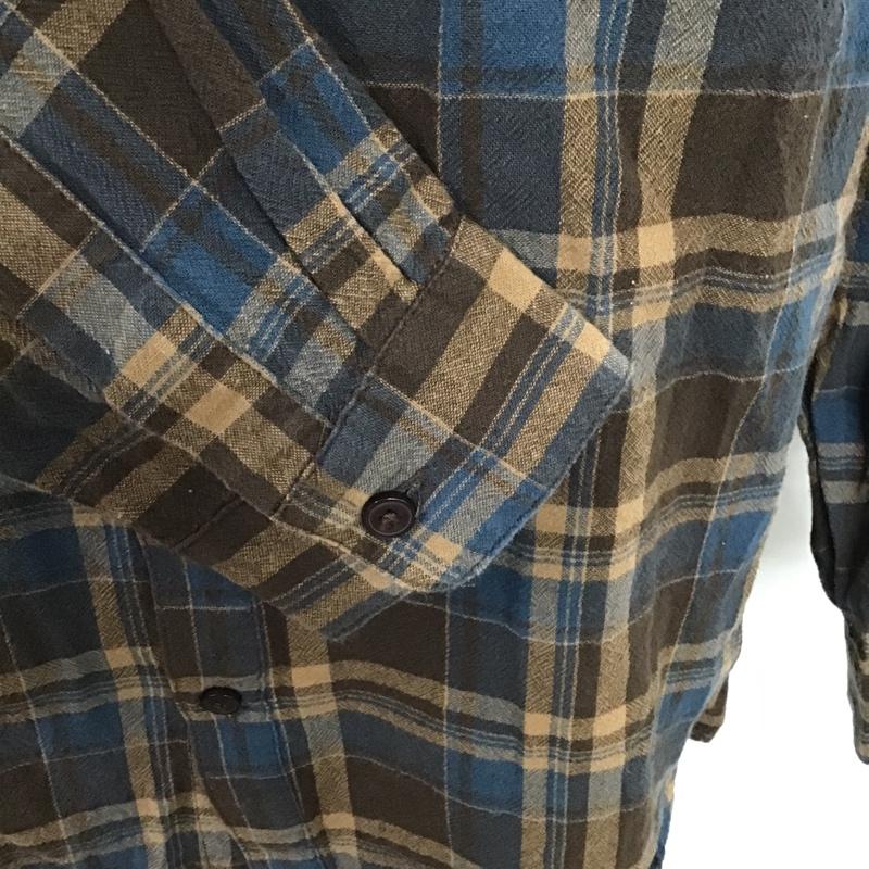 クティール kutir シャツ、ブラウス 長袖 長袖 M チェック マルチカラー / マルチカラー /  メンズ USED 古着 中古 10096706