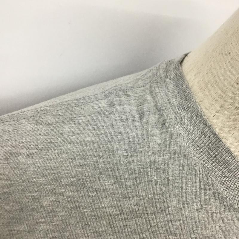 ヘインズ HANES Tシャツ 半袖 半袖カットソー プリントTシャツ クルーネックカットソー XL プリント 灰 / グレー /  メンズ USED 古着 中古 10096713
