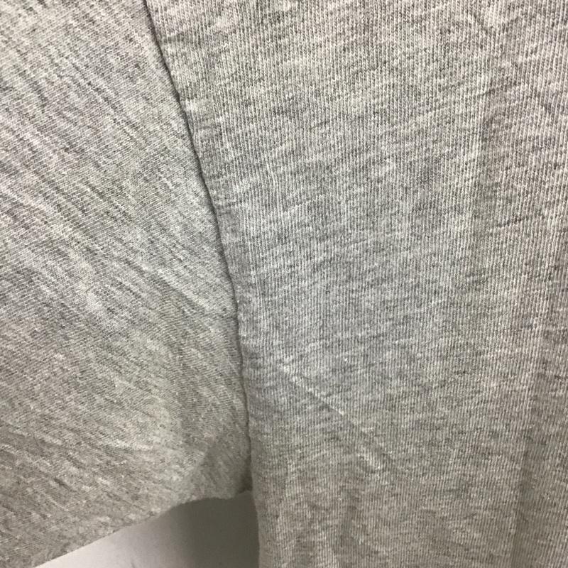 ヘインズ HANES Tシャツ 半袖 半袖カットソー プリントTシャツ クルーネックカットソー XL プリント 灰 / グレー /  メンズ USED 古着 中古 10096713