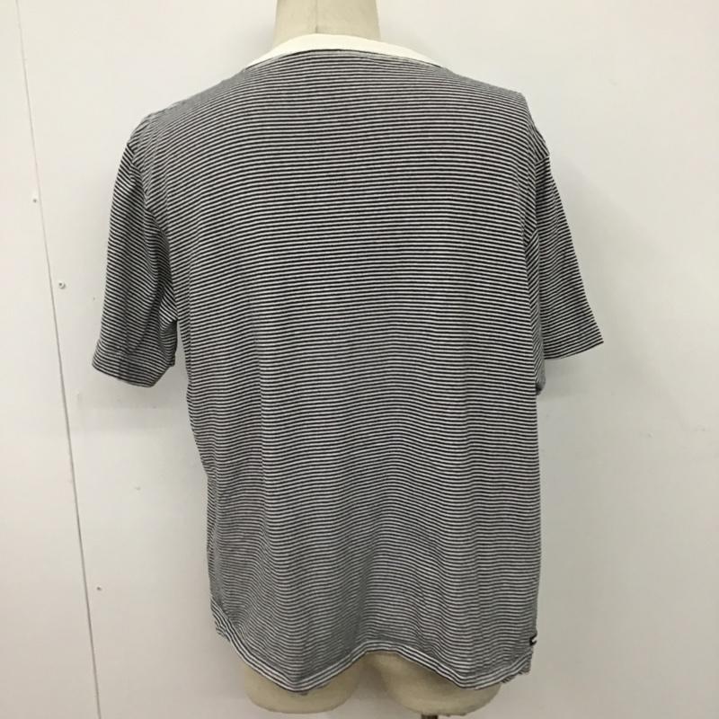 ユニフォームエクスペリメント uniform experiment Tシャツ 半袖 UE-210062 Tシャツ 半袖カットソー ボーダーTシャツ クルーネックカットソー 2 ボーダー柄 白 / ホワイト / X 黒 / ブラック /  メンズ USED 古着 中古 10096734
