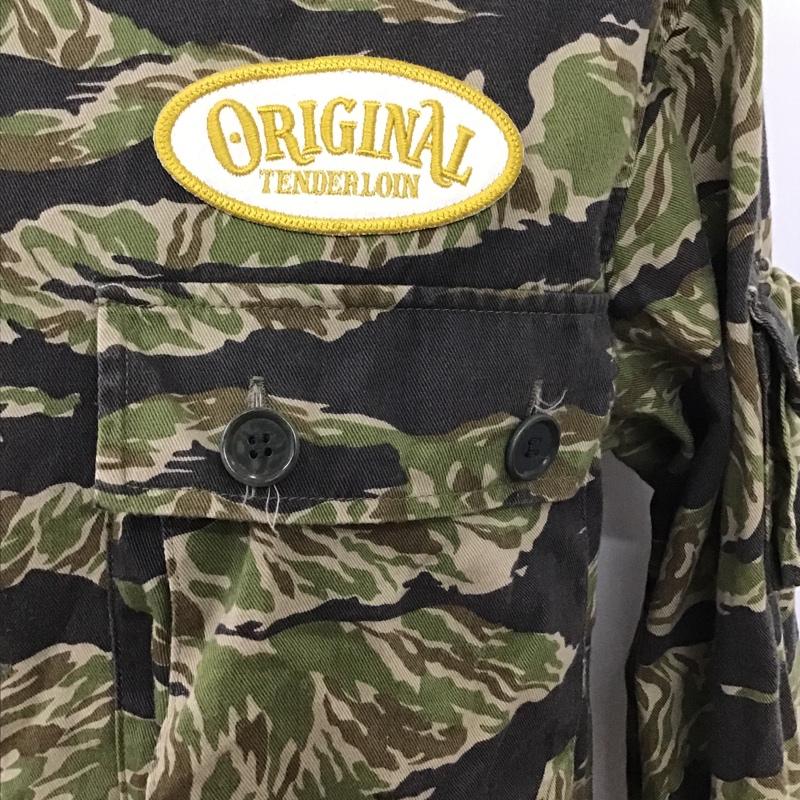 テンダーロイン TENDERLOIN ジャケット、上着 ジャケット、ブレザー カーゴジャケット カラージャケット 総柄 シャツジャケット S カモフラージュ柄・迷彩 マルチカラー / マルチカラー /  メンズ USED 古着 中古 10096737