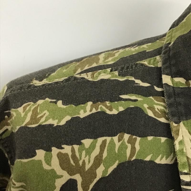 テンダーロイン TENDERLOIN ジャケット、上着 ジャケット、ブレザー カーゴジャケット カラージャケット 総柄 シャツジャケット S カモフラージュ柄・迷彩 マルチカラー / マルチカラー /  メンズ USED 古着 中古 10096737