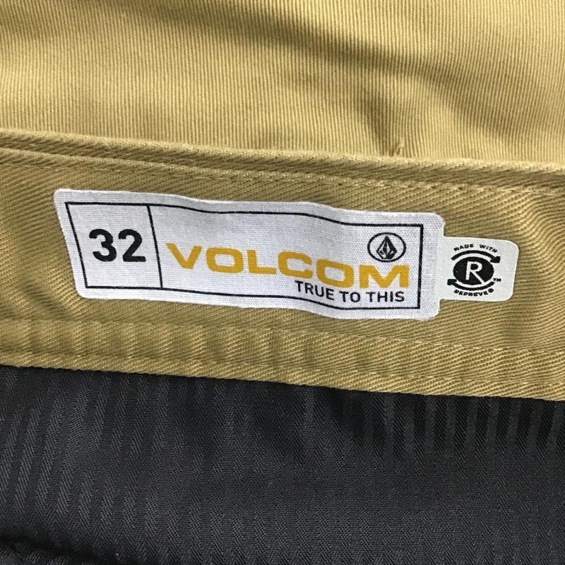 ボルコム VOLCOM パンツ ショートパンツ A0911600 ハーフパンツ ショートパンツ カジュアルパンツ 32インチ 無地 キャメル / キャメル /  メンズ USED 古着 中古 10096757