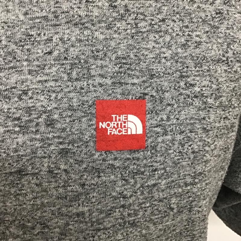 ザノースフェイス THE NORTH FACE Tシャツ 半袖 NT31955 スモールボックスロゴTシャツ 半袖カットソー クルーネックカットソー M ロゴ、文字 灰 / グレー /  メンズ USED 古着 中古 10096784