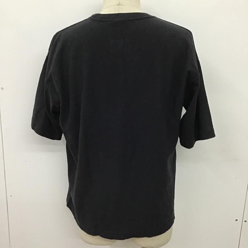 チャンピオン Champion Tシャツ 半袖 C8-K371 半袖カットソー 無地 クルーネックカットソー 半袖Tシャツ S 無地 黒 / ブラック /  メンズ USED 古着 中古 10096790