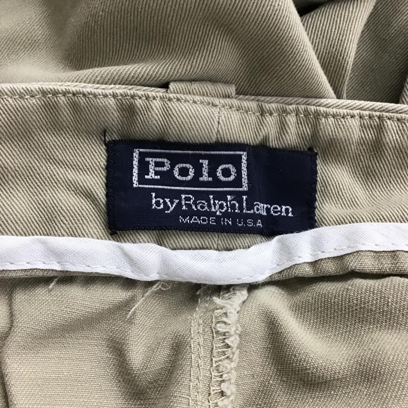 ポロバイラルフローレン Polo by RALPH LAUREN パンツ チノパン 34インチ 無地 ベージュ / ベージュ /  メンズ USED 古着 中古 10096794