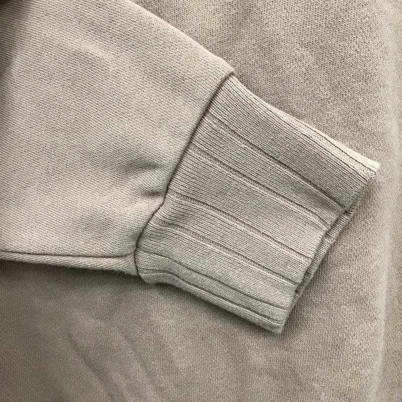 コーエン coen カットソー 長袖 7620-624-0302 USAコットン裏毛チェーンロゴ刺繍ボートネックプルオーバー L ロゴ、文字 ベージュ / ベージュ /  レディース USED 古着 中古 10096811