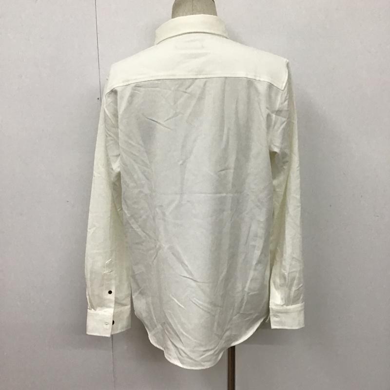 モノマート MONO-MART シャツ、ブラウス 長袖 長袖シャツ カジュアルシャツ カラーシャツ ボタンダウンシャツ XL 無地 白 / ホワイト /  メンズ USED 古着 中古 10096814