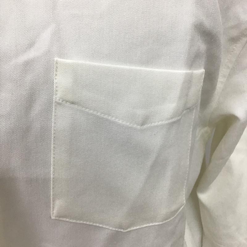 モノマート MONO-MART シャツ、ブラウス 長袖 長袖シャツ カジュアルシャツ カラーシャツ ボタンダウンシャツ XL 無地 白 / ホワイト /  メンズ USED 古着 中古 10096814