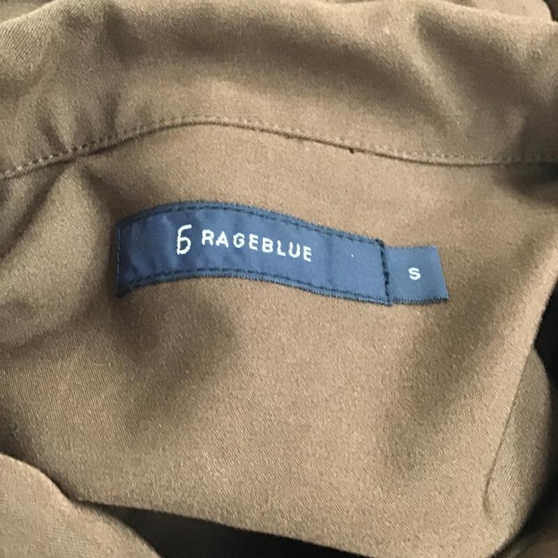 レイジブルー RAGEBLUE シャツ、ブラウス 長袖 長袖シャツ カジュアルシャツ 無地 S 無地 茶 / ブラウン /  メンズ USED 古着 中古 10096828