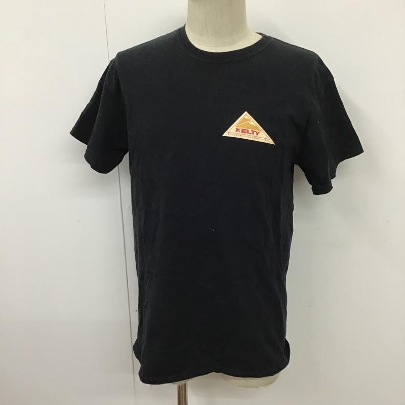 ケルティ KELTY Tシャツ 半袖 半袖 M プリント 黒 / ブラック /  メンズ USED 古着 中古 10096845
