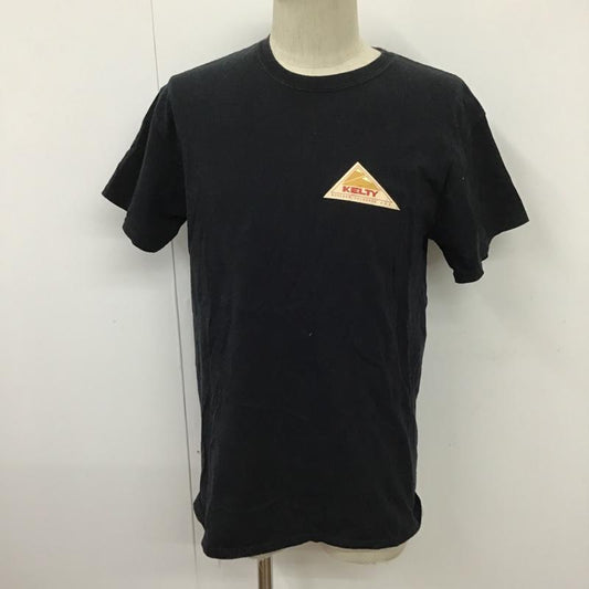 ケルティ KELTY Tシャツ 半袖 半袖 M プリント 黒 / ブラック /  メンズ USED 古着 中古 10096845