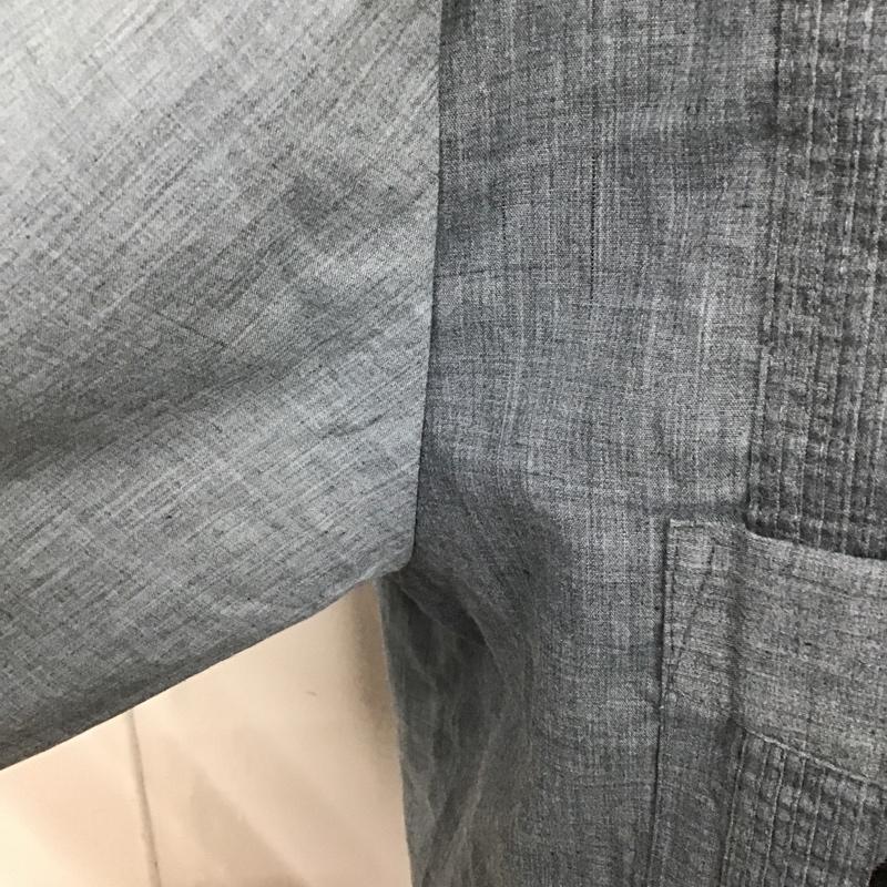 古着 USED シャツ、ブラウス 半袖 半袖シャツ アロハシャツ カジュアルシャツ L 刺繍 インディゴ / インディゴ /  メンズ USED 古着 中古 10096849